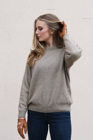 LOIMU Jumper | Merino-Possum | Oyster Beige