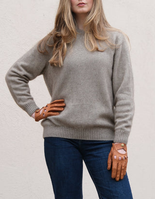 LOIMU Jumper | Merino-Possum | Oyster Beige