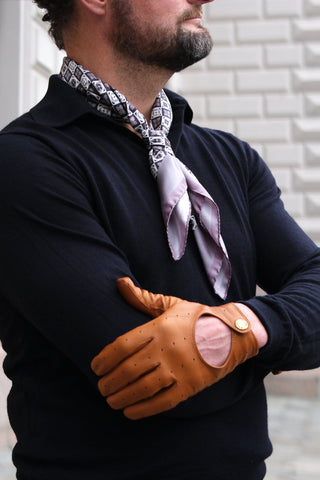 MISTICO Silkkihuivi | 70x70 | Misty Lilac