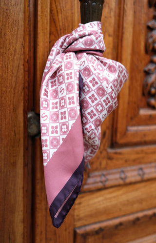 MISTICO Silk Scarf | 70x70 | Mauve