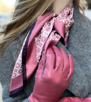 AADA Seidenschal | 70x70 | Stahlgrün