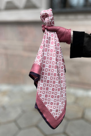 MISTICO Seidenschal | 70x70 | Mauve