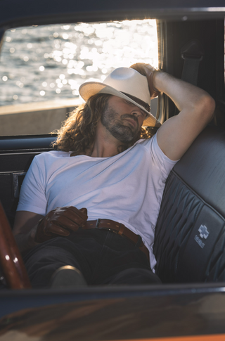 PANAMA Brim Hat | White