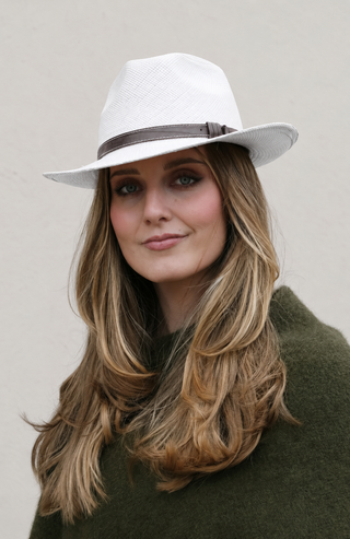 PANAMA Brim Hat | White