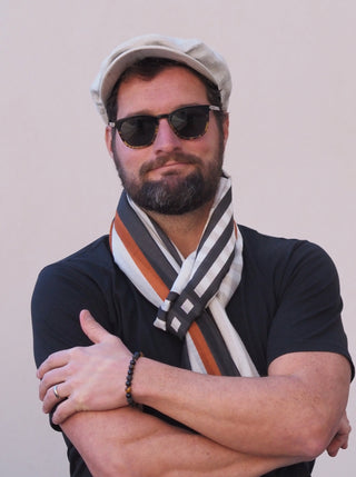 SANTO Scarf | Silk / Cotton | 70 X 200CM