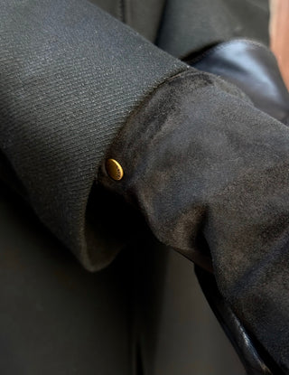 SANNI Hairsheep | Kaninchenfell | Schwarz