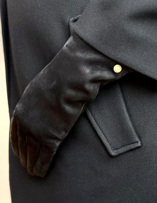 SANNI Hairsheep | Kaninchenfell | Schwarz