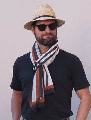 SANTO Scarf | Silk / Cotton | 70 X 200CM