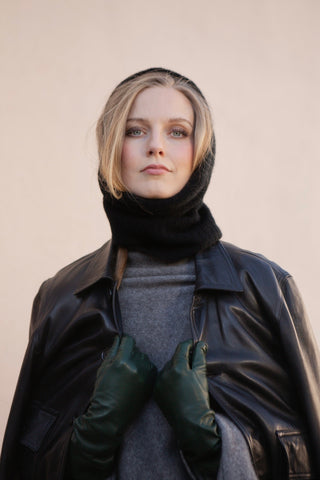 SISU Tube Scarf | Merino-Possum | Black