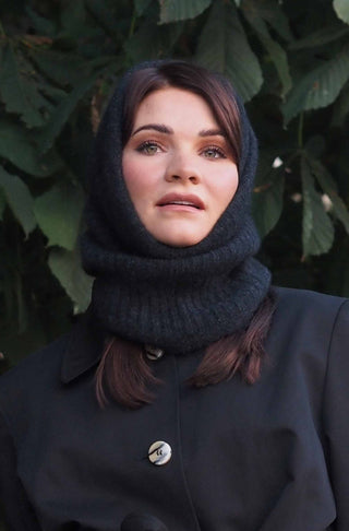 SISU Tube Scarf | Merino-Possum | Charcoal Grey