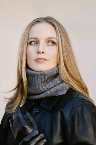 SISU Schlauchschal | Merino-Possum | Schiefergrau