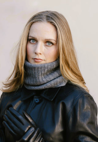 SISU Schlauchschal | Merino-Possum | Schiefergrau