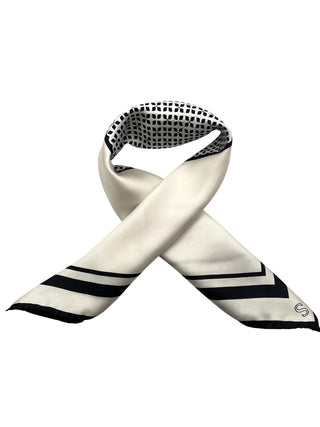ALESSIA Seidenschal | 70x70 | IVORY