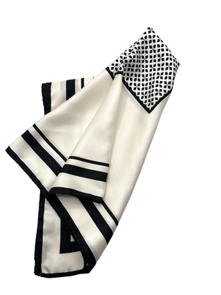 ALESSIA Seidenschal | 70x70 | IVORY