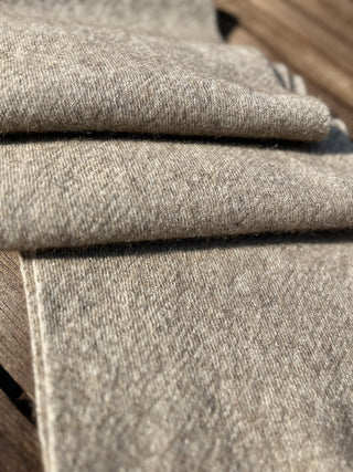 VEGA Schal | Merino-Possum | Austernbeige